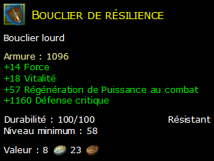 Bouclier de résilience