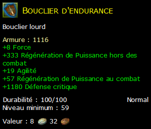 Bouclier d'endurance