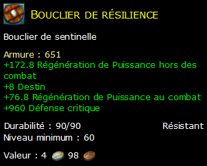 Bouclier de résilience