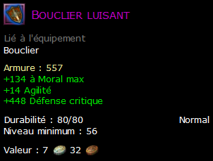 Bouclier luisant