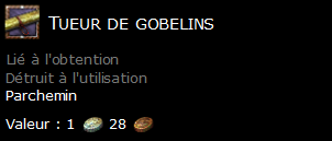 Tueur de gobelins