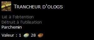 Trancheur d'ologs