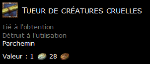 Tueur de créatures cruelles