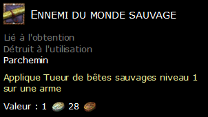 Ennemi du monde sauvage