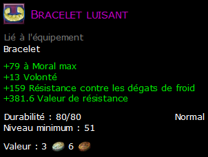 Bracelet luisant