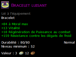 Bracelet luisant