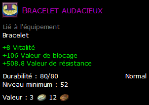 Bracelet audacieux