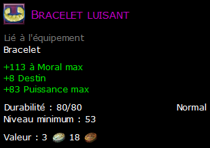 Bracelet luisant