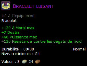 Bracelet luisant