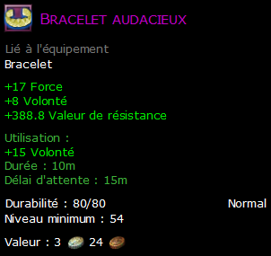 Bracelet audacieux