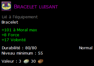 Bracelet luisant