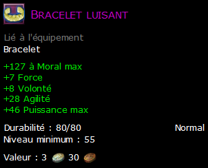 Bracelet luisant