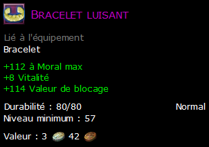 Bracelet luisant