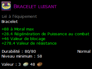 Bracelet luisant