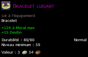 Bracelet luisant