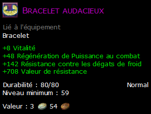 Bracelet audacieux