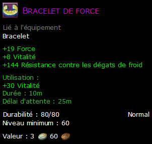 Bracelet de force