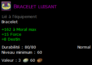 Bracelet luisant