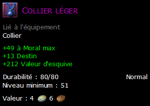 Collier léger