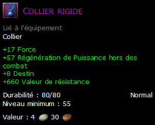 Collier rigide