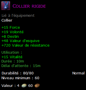 Collier rigide