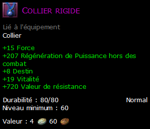 Collier rigide