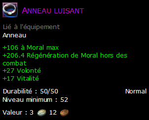 Anneau luisant