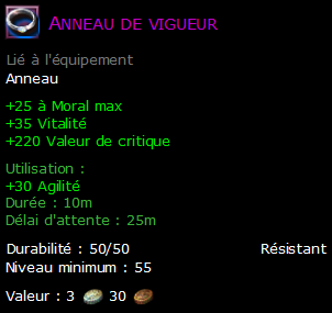 Anneau de vigueur