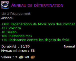 Anneau de détermination