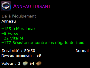 Anneau luisant