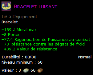 Bracelet luisant