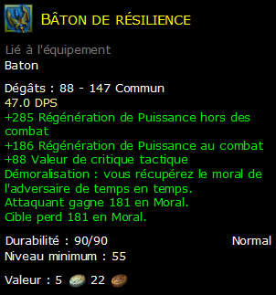 Bâton de résilience