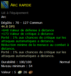 Arc rapide