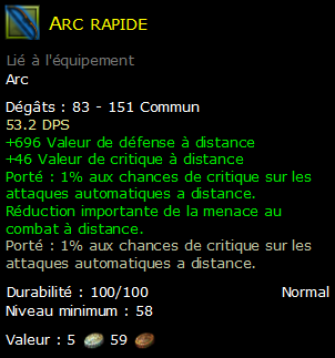 Arc rapide