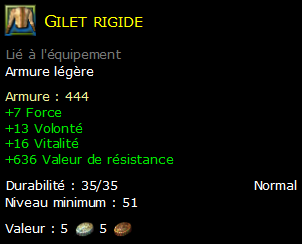 Gilet rigide