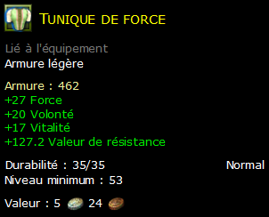 Tunique de force