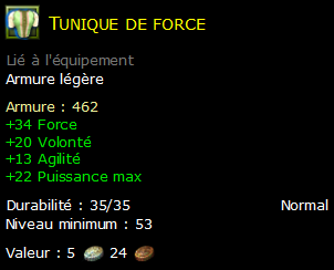 Tunique de force