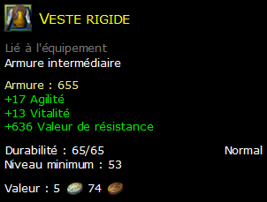 Veste rigide