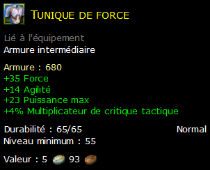 Tunique de force