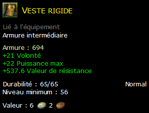 Veste rigide