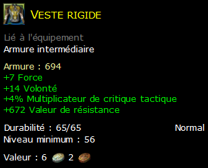 Veste rigide