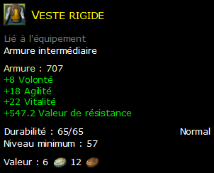 Veste rigide