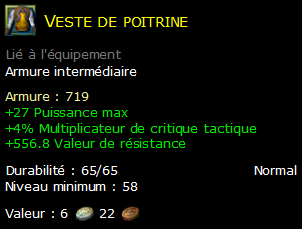 Veste de poitrine