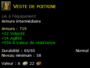 Veste de poitrine