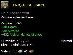 Tunique de force