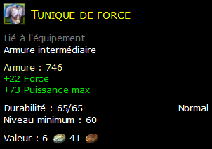 Tunique de force