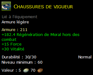 Chaussures de vigueur