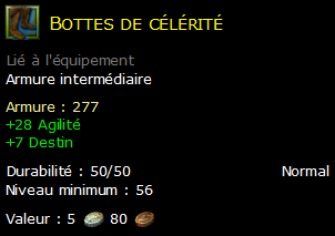 Bottes de célérité