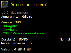 Bottes de célérité