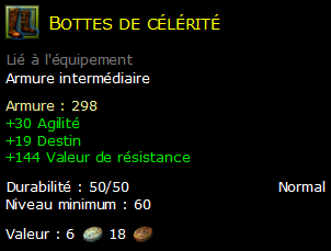 Bottes de célérité